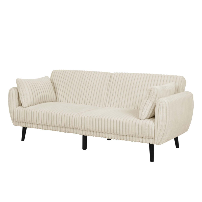 Lanerkirk Futon, Beige Corduroy