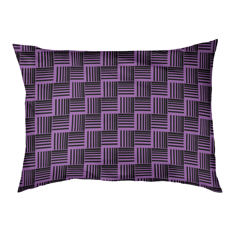 Coussin Cheng, Grand (l 50 po x P 7 po x H 40 po), Violet