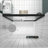 Aluminum Frame Double Sliding Bathtub Screen,Bypass Bathroom Sliding Door With Premium 1/4" (6Mm) Clear Tempered Glass, Hardware Sliding Glass Shower Enclosure-117492518