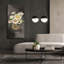 «Sunflowers In Rattan Black Panel» par Julia Purinton, art mural sur toile-604109538