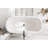 Chaylynn 59'' x 28'' Soaking Acrylic Bathtub-1350100026
