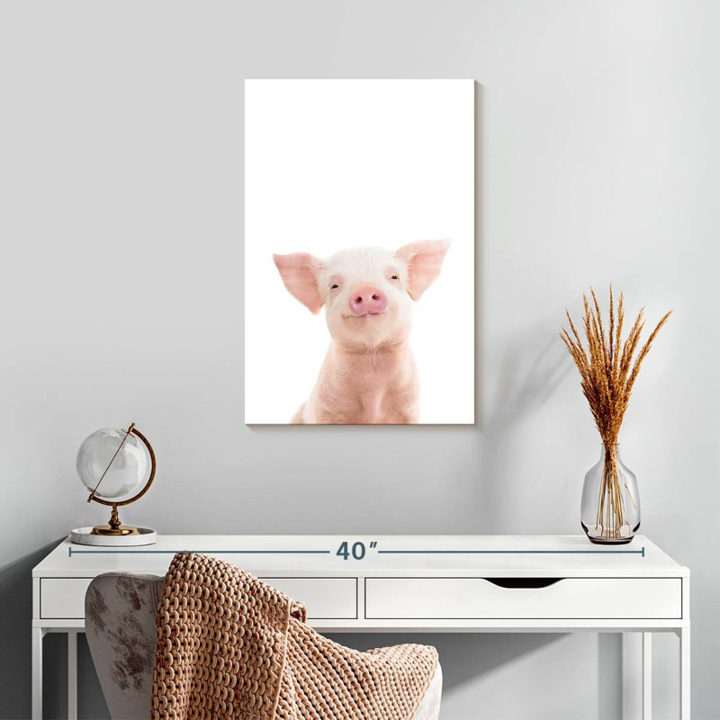 Bébé porcelet, H 24 po x l 16 po