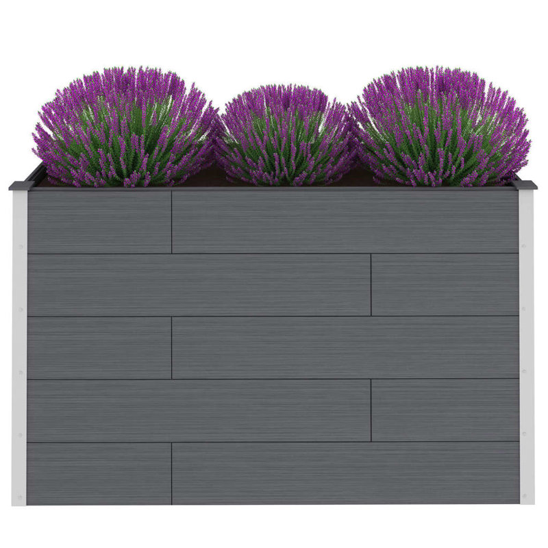 Jardinière surélevée avec jardinière et jardinière