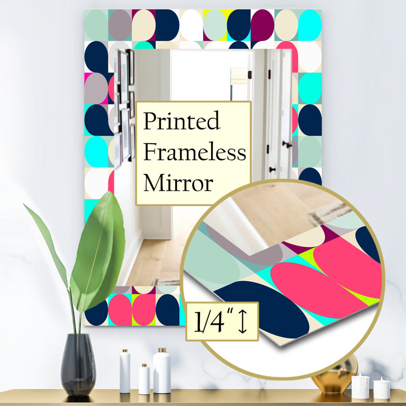 Miroir mural Circular Dance 11, H 39,4 po x l 29,5 po