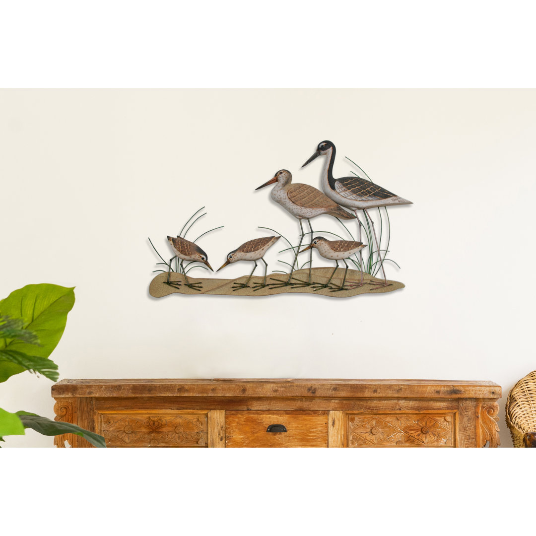 Handmade Coastal Landscape & Nature Wall Decor on Solid Wood Rosecliff Heights