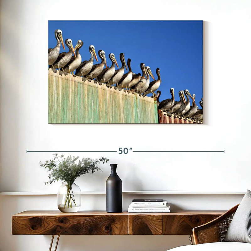 Brampt Pelican Party, 26" H x 39" W
