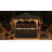 Sunjoy Wood Gazebo 11 x 11 ft. Hardtop Gazebo Cedar Wood Framed Hot Tub Gazebo with Steel and Polycarbonate Hardtop and bar Shelf