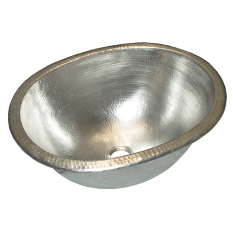 Cameo Copper Oval Undermount Bathroom Sink