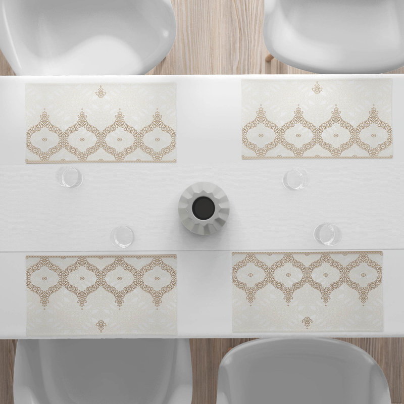 Polyester Abstract Rectangle Placemat
