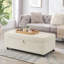 Grand repose-pieds de rangement avec roulettes Modern-102068351