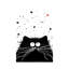 Félin affectueux par Kim Haskins-impression d’art graphique-53999052-53998989-53999037