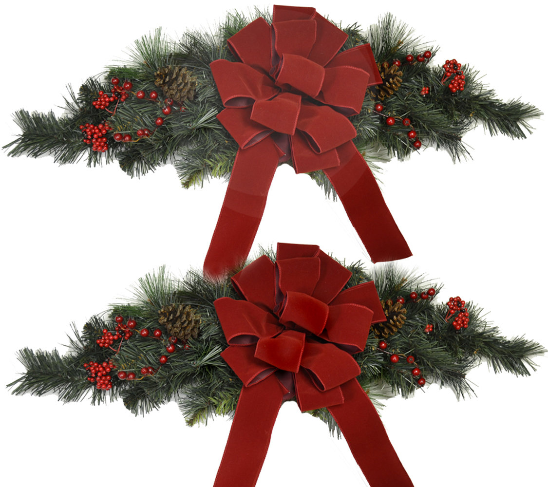 The Holiday Aisle® Window Swag & Reviews | Wayfair
