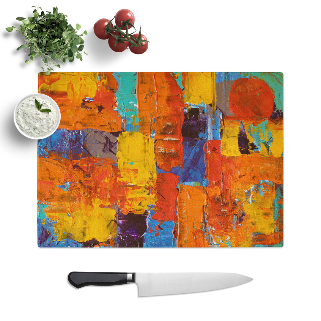 Tempered Glass Art Painting Vol.243 Chopping Board