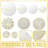 Modern Circular Mirror Wall Art Sculpture
