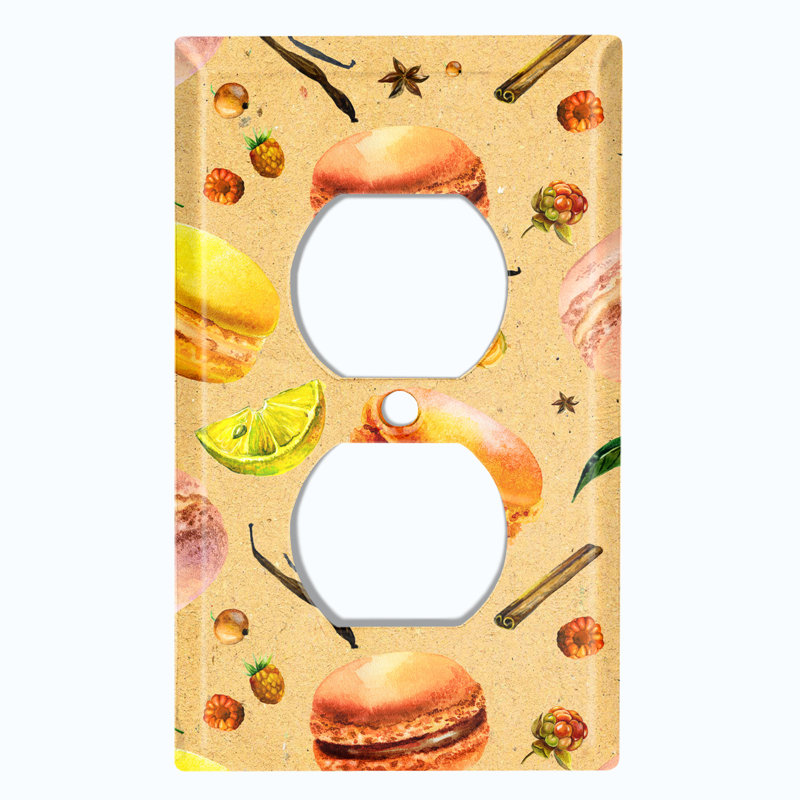 Plaque murale Macaron