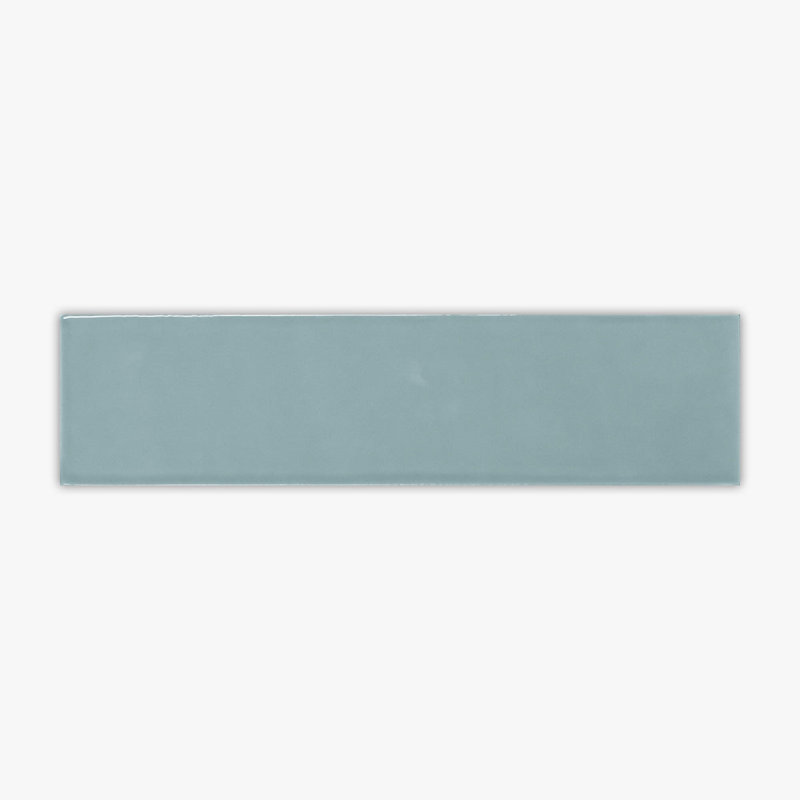 Venice Blue Glossy 3x12 Ceramic Wall Tile, Blue