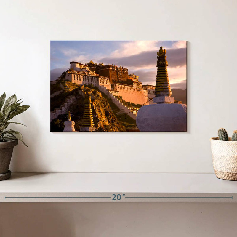 Potala Palace At Sunset, 8" H x 12" W