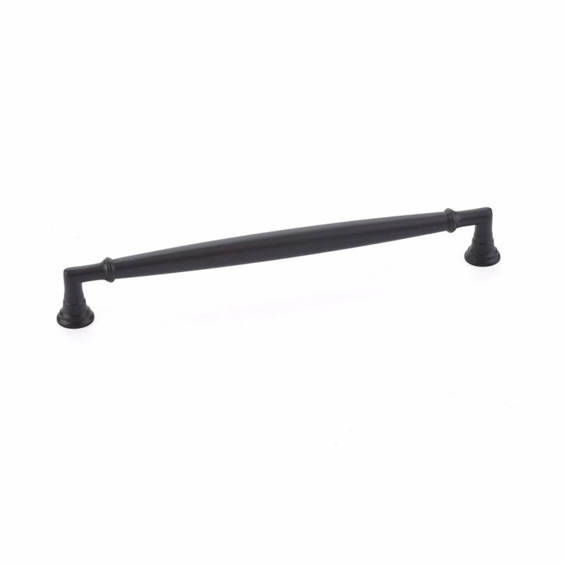 Emtek Westwood Cabinet Pull 8" cc, Flat Black
