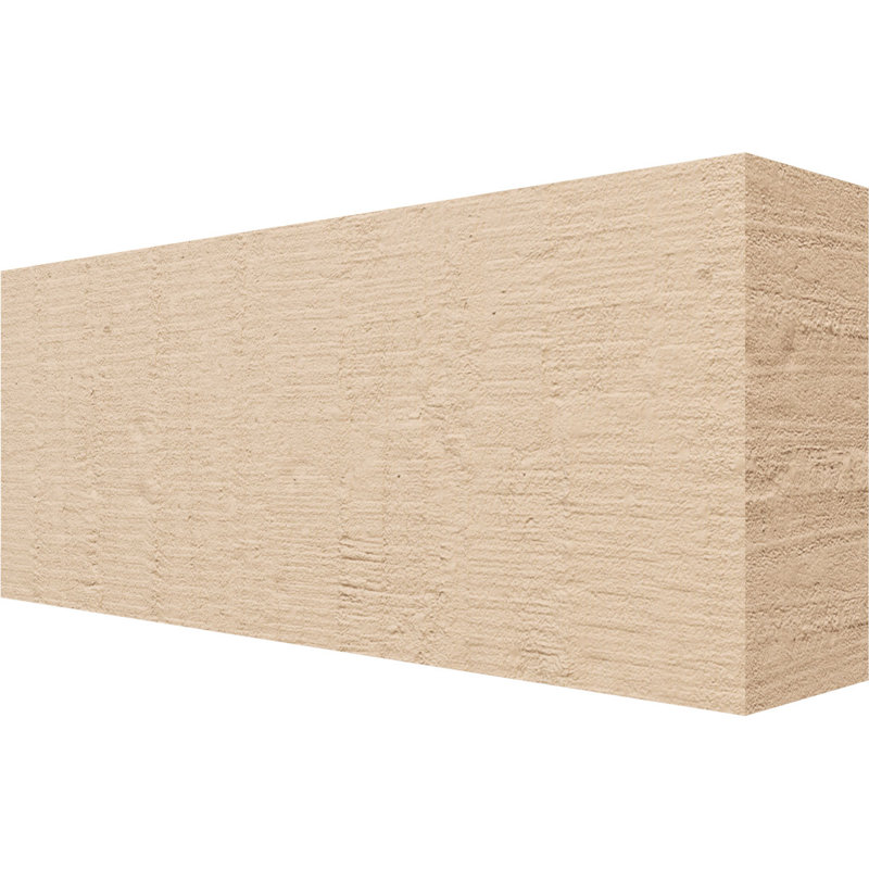 Block Block Woodgrain TimberThane Raider Tail, apprêté brun clair, H 8 po x l 20 po x P 4 po
