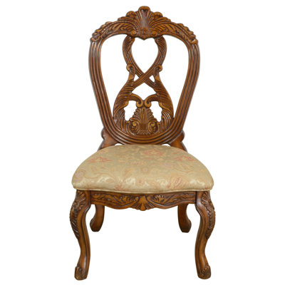 Aftonshire 19'' H Linen Upholstered Side Chair