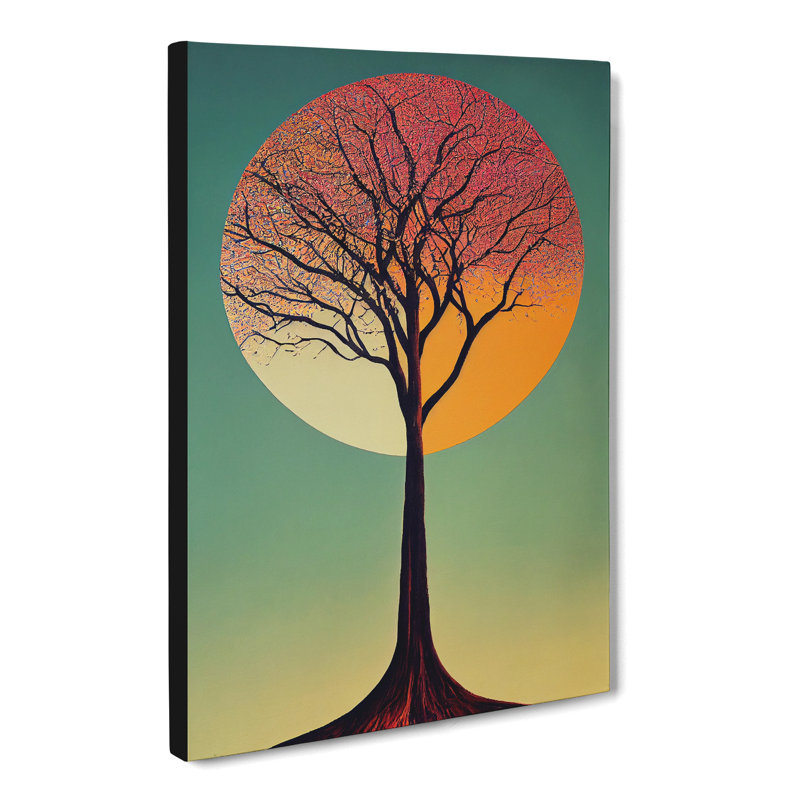 Contemporary Tree Vol.1 - Wrapped Canvas Print, 76cm H x 50cm W x 3cm D