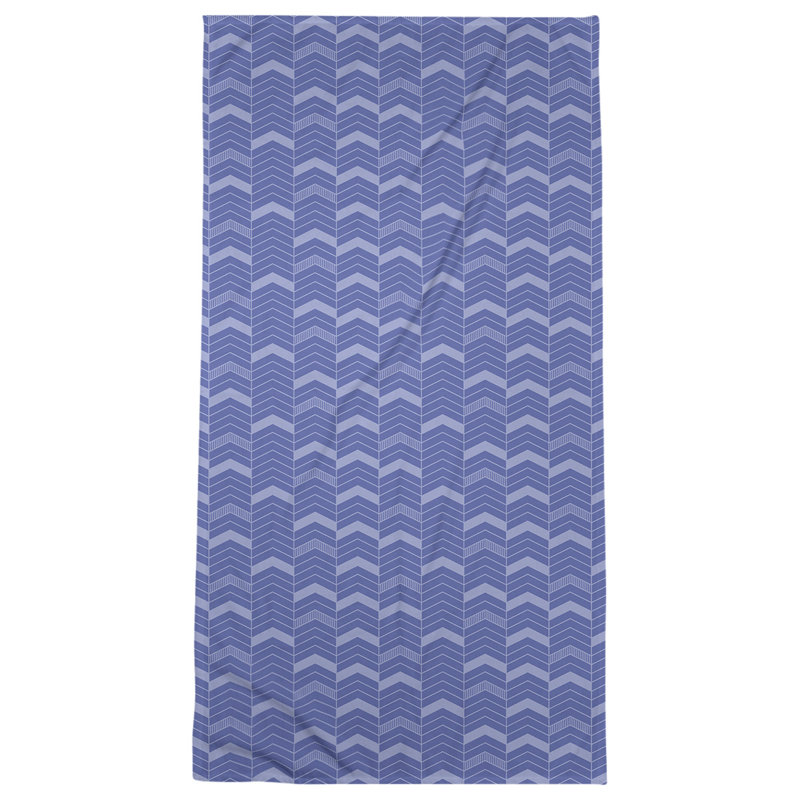 Stephenie Beach Towel, Blue/Light Blue