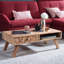 Doud Solid Wood Four Leg Coffee Table