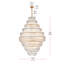 Lustre 36 pouces Emilia-1666600468