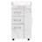 Lechia Storage Cabinet with Drawer, Tool Holders, Locking Wheels for Salon