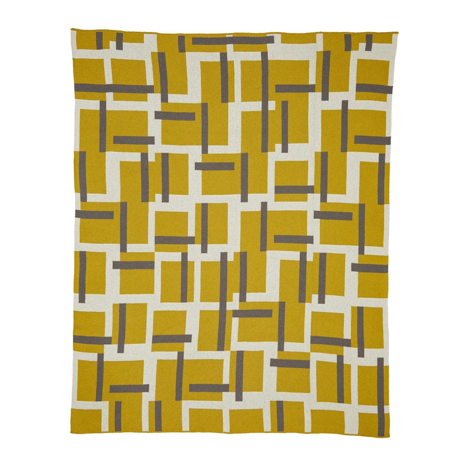Modern Throw Blanket, Moss Green