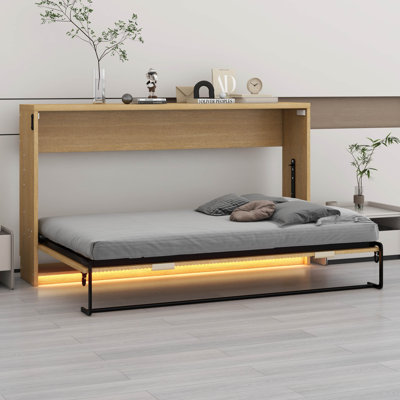 Space-Saving Murphy Bed Cabinet, Hideaway Cabinet Bed Can Be Folded