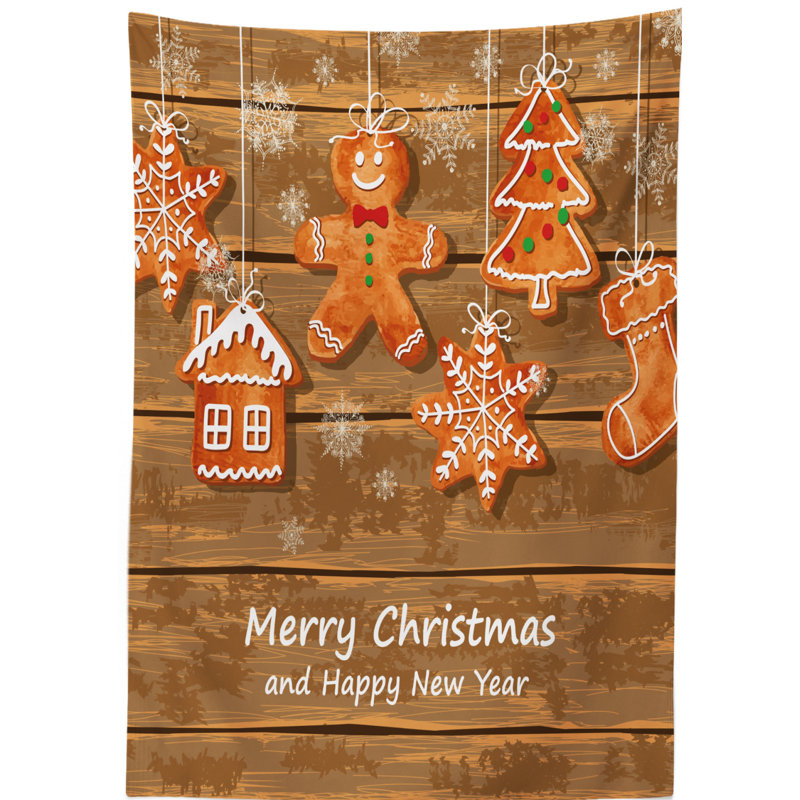 Gingerbread Man Tablecloth, 70" L x 52" W