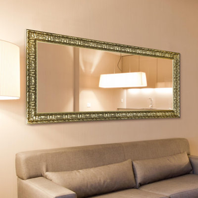 Conti Wood Flat Wall Mirror
