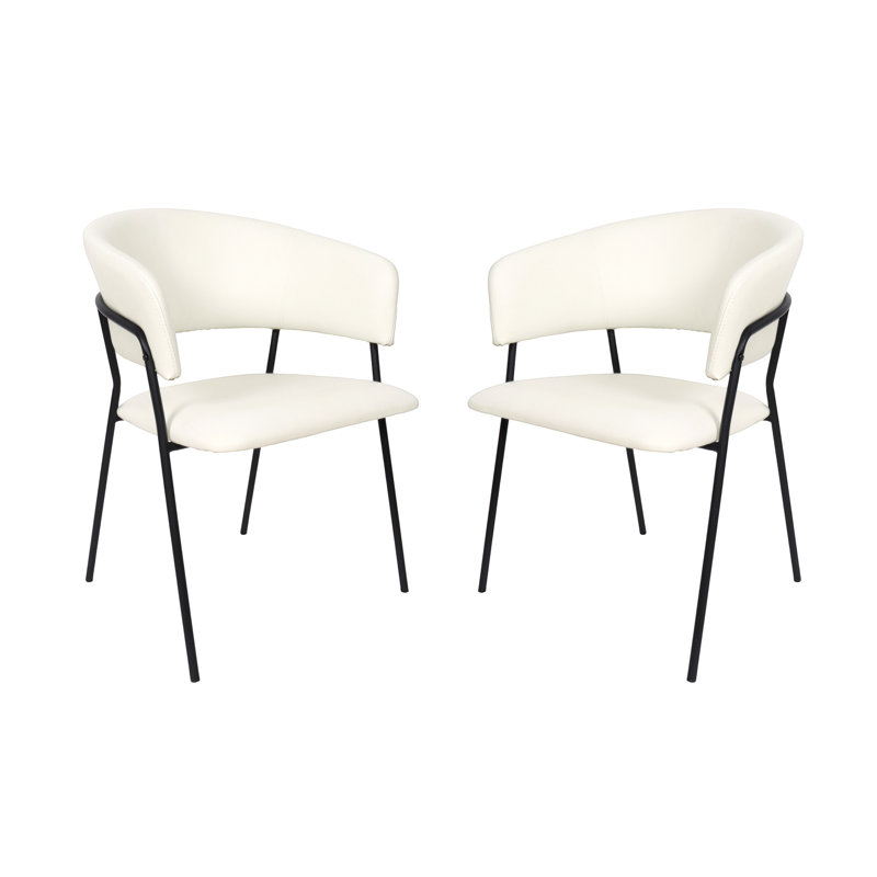Fauteuil de salle à manger Slate, Ivoire ivoire