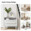 Aviannah Mid-Century Modern 2 - Drawer Nightstand With Built-In Charging Station And Legs And Open Shelf-626786359