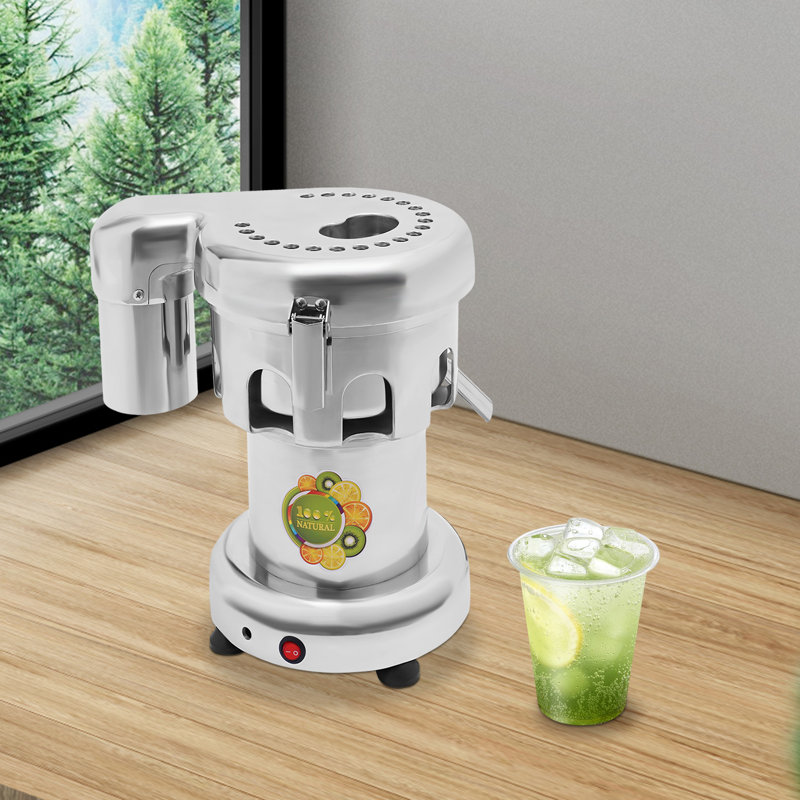 Centrifugeuse électrique en acier inoxydable séparation des résidus et du jus 370W 110V