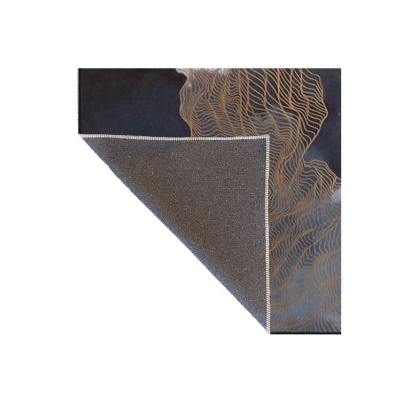 Tapis décoratif lavable à thème fumée, Sous-tapis rectangulaire 3 pi 11 po x 5 pi 11 po i