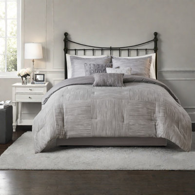 Piece Bedding Sets, Polyester Cal King Modern Seersucker For Home