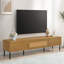 Meuble télé Boho, console média Modern Farmhouse, meuble télé, meuble télé, console télé
