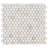Polar White 11.53" x 12.4" Penny Round Polished Marble Mosaic Tile (0.97 Sq. Ft. / Sheet)
