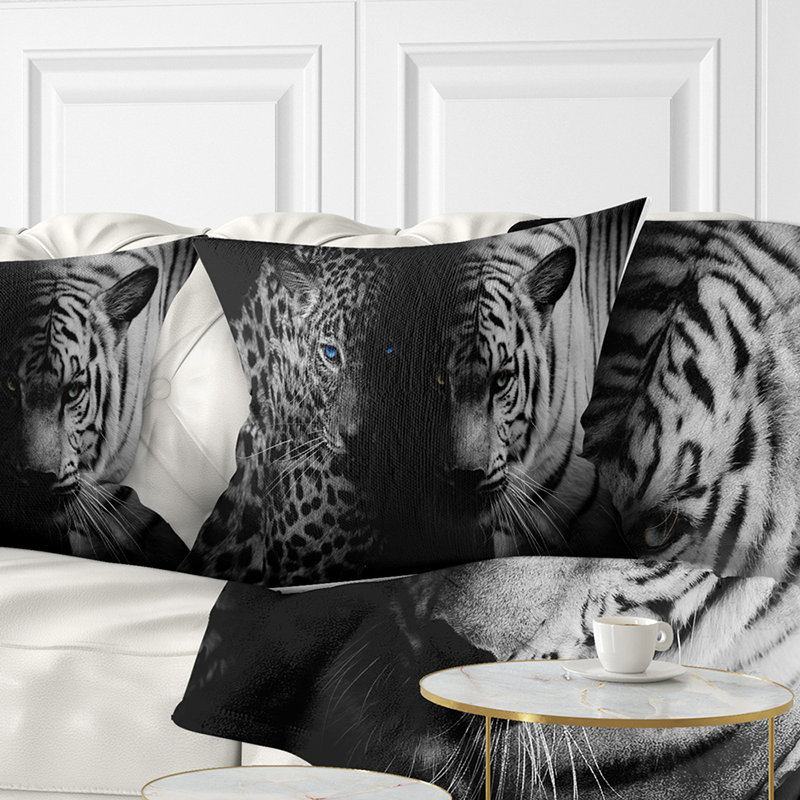 Coussin léopard Animal