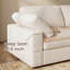 Canapé-lit modulaire avec rangement Bouley Beige-900277143