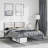 Metal Bed Frame with Headboard & Slats, No Mattress, Easy Assembly-1039057939-1039057948