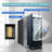 Whall 10.5 Cu.ft Single Door Commercial Display Refrigerator, Upright Glass Door With Led Lighting, Auto Defrost, Etl Certified