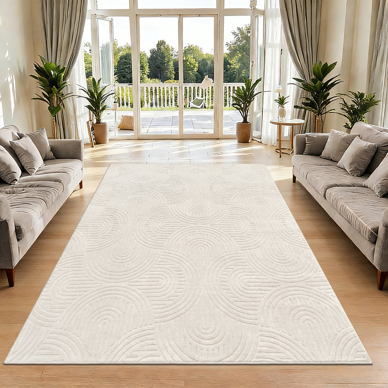 Machine Washable Non-Slip Oriental Area Rug, Rectangle 6' x 9'