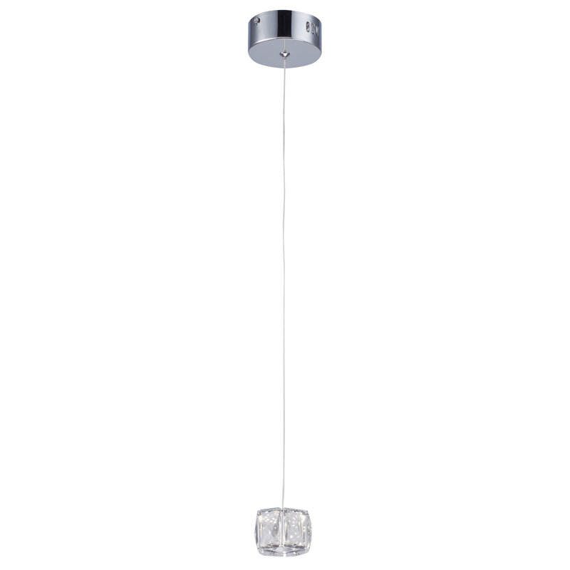 Luminaire suspendu en cristal 1 lumière Tregre