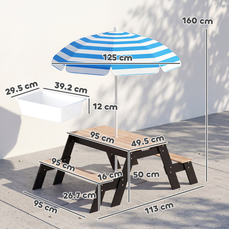 Kids Garden Table and Chair Set