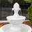  39" 2-Tier Outdoor Freestanding Solar Water Fountain - Classic Design, White Resin Bird Bath with Pump - Ideal for Yard, Lawn and Garden, Porch Décor-368126433