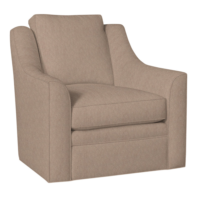 Fauteuil pivotant American Bungalow Nicholas, Navada champignon