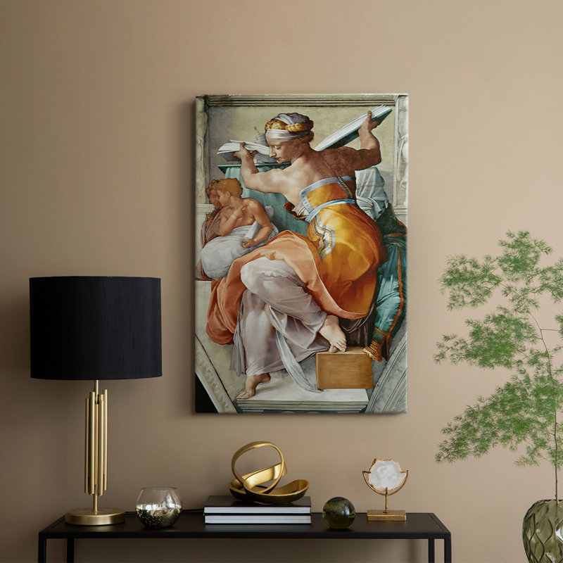 Sibylle libyen - toile tendue par Michelangelo, 12 x 18